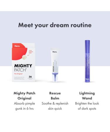 Hero Cosmetics Rescue Balm - Post Blemish Recovery Cream 15 ml | Soothes & Heals - Buy Online on GoSupps.com