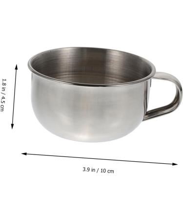 Angoily 7pcs Shaving Soap Dish Set - Stainless Steel Bubble Container for Men | Durable & Stylish Shaving Foam Holder - Buy Online on GoSupps.com