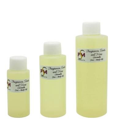 Fragrances Scents and More Citronella Fragrance Oil - 0.33 Fl Oz Glass Roll On (10ml)