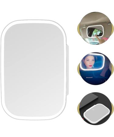 BESPORTBLE Vanity Mirror Visor Led Cosmetic Mirror Car Visor Cosmetic Mirror Luces Led Car Mirror Visor Light up Mirror Led Mirror Car Sun Visor for Car Leds Makeup Mirror White Automatic Abs White 20.1X16cm - Buy Online on GoSupps.com
