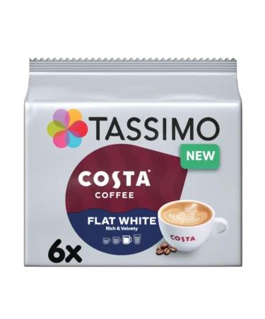 Wonderman Tools Tassimo Costa Flat White Coffee Pods 1 Count (Pack of 1)