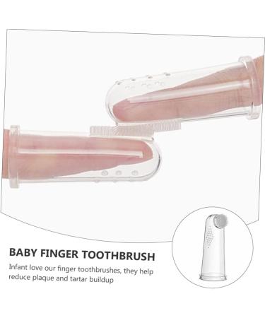Minkissy 1 Set Finger Toothbrush - Soft Portable Oral Care for Babies & Pets | Children's Toothbrush Gear - Buy Online on GoSupps.com
