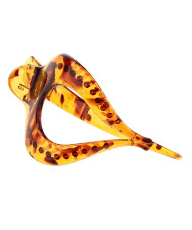 Fenteer Large Hair Clip Hair Claw Hair Clip Hair Clamp Hair Grip Ponytail Light Brown