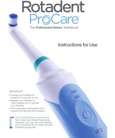 Short-Tip Replacement Brush Head for ROTADENT PROCARE/Contour - International Shipping Available - Buy Online on GoSupps.com