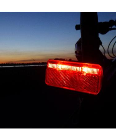 Buy Busch & M ller Toplight Line PLUS Rear Bicycle Light - Black/Red 50mm Bolt Spacing | International Shipping - Buy Online on GoSupps.com
