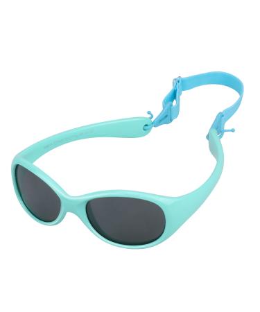 Hifot Baby Boy Girl Sunglasses UV Protection Polarized Toddler Sunglasses Flexible Children Kids Sunglasses Non-folding 6 month-Age 2 Green