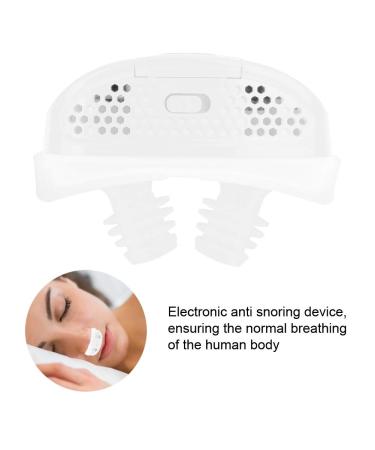 Electric Micro CPAP Nasal Anti-Snoring Device for Men and Women - Snoring Aid in White - Buy Online on GoSupps.com