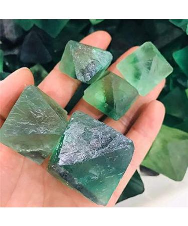 1pc 3cm Large Size Natural Green Fluorite Quartz Cube octahedral Crystal Quartz Stone polyhedral for Reiki Natural Stones and Minerals - Buy Online on GoSupps.com