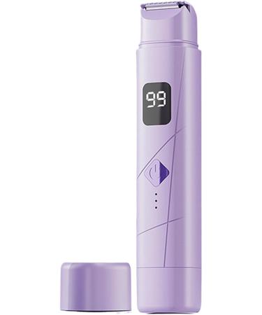Zegaqae Electric Shaver for WomenDouble Head Womens ShaverSmooth Lady Leg Shaver 2in1 Facial Hair Shaver Groomer for Leg Underarm Face Pubic Hair Purple - Buy Online on GoSupps.com