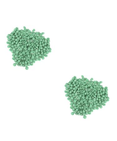 Minkissy 2 Pieces Wax Pearl Hard Wax Beans for Face Hair Removal - Light Green Hot Wax 1 Pack - Buy Online on GoSupps.com