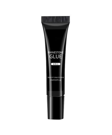 Rhinestone Glue | Strong Nail Gel 15ml | Personal Care Supplies for Jewelry Making and Sculpture | Summer Party Daily Spa Salon Travel Wedding Art