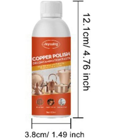 Copper Brass Polish Copper Cleaner Brass Cleaner for Long-Lasting Metal Polish for Metal Polishing Compound Pots and Pans Cleaner - Buy Online on GoSupps.com
