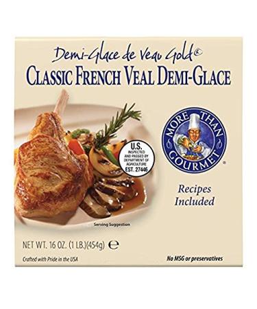 More Than Gourmet De Veau Gold Veal Demi-Glace 16oz | Classic French Recipe - Buy Online on GoSupps.com