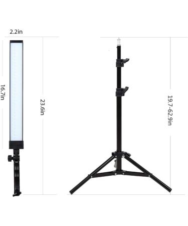 GSKAIWEN 180 LED Photography Studio Lighting Kit with Adjustable Stand - Professional Photographic Video Fill Light - Buy Online on GoSupps.com