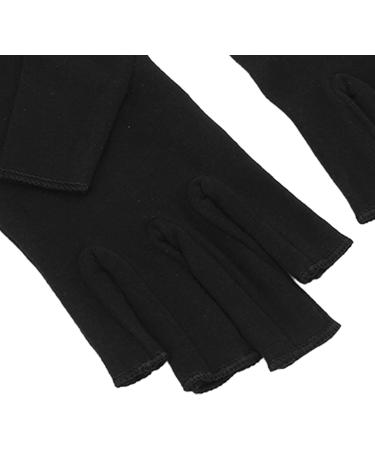 Arthritis Relief Gloves Soreness Relief Fingerless Cotton Compression Gloves Soft Portable for Cycling for Women (M) - Buy Online on GoSupps.com