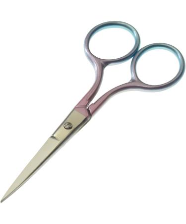 Motanar Multicolor Professional Grooming Scissors - Stainless Steel Facial Hair Removal and Trimming Scissors 3.9 Inch - Pink - Buy Online on GoSupps.com