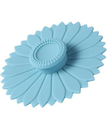 Silicone Cup Lids Soft Silicone Tea Cup Covers for Coffee Mug - Drink Cup Dust Reusable Hot Cup Lids Wine Glass Covers for Mugs Cups Tea Pots Blue - Buy Online on GoSupps.com