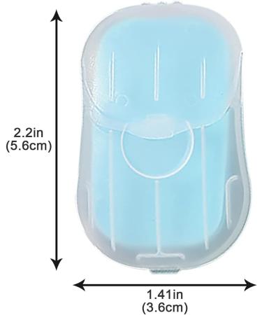 Portable Soap Sheets - 6 Box Blue Travel Soap Paper | Water Soluble & Scented for Camping & Outdoor Use - Buy Online on GoSupps.com