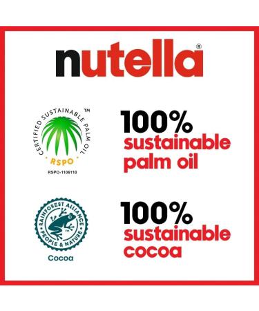 Nutella Hazelnut Spread with Cocoa - Creamy Coconut-Infused Delight | Sweet & Nutty with a Tropical Twist | Creamy Decadent and Delicious - Perfect Morning Companion | 20 Portions - Buy Online on GoSupps.com
