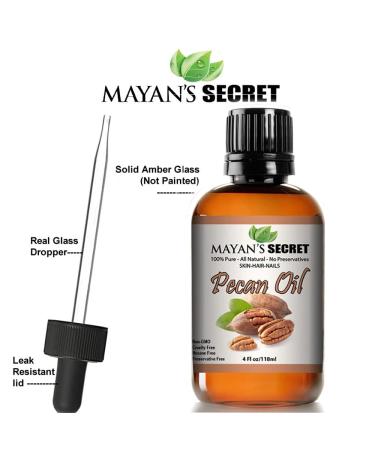 Mayan's Secret Pecan Oil - Skin Tightening, Wrinkles Prevention, Rejuvenate Skin Cells - Buy Online on GoSupps.com