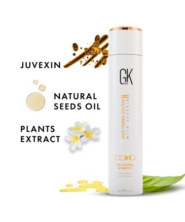 Global Keratin Balancing Shampoo 10.1 Fl Oz - For Dry, Damaged, Oily & Color Treated Hair - pH Restoring, Sulfate-Paraben Free Formula - Daily Deep Cleanser - Buy Online on GoSupps.com