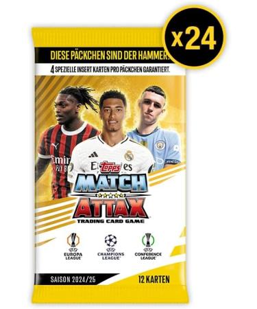 Topps Match Attax Full Box Contains 24 Packs - 288 Cards - Buy Online on GoSupps.com