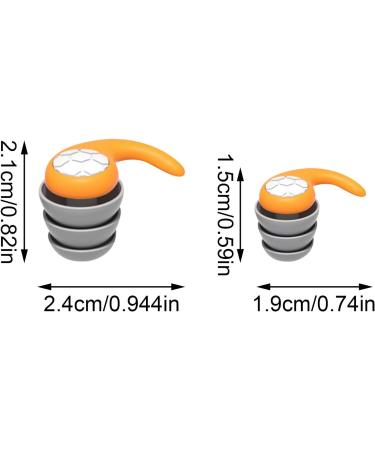 Noise Reduction Silicone Ear Plugs - Waterproof Three-Layer Soundproof Earplugs for Sleeping & Swimming - Adjustable Fit 1 Blue Count - Buy Online on GoSupps.com