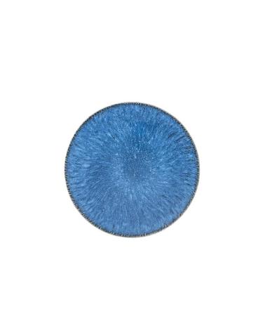 Dessert Dishes Ceramic Plates Nordic Blue Ceramic Dinner Plate Restaurant Pasta Steak Plates Home Fruit Salad Bowl Cake Dessert Plates Kitchen Utensils Salad Plates(A 9.5inch) (A 8inch One Size)