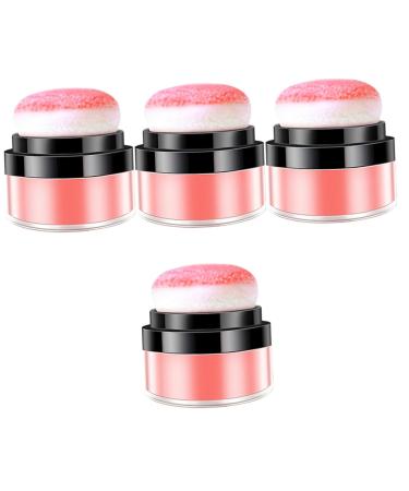 Didiseaon Didiseaon 4Pcs Oil Control Cushion Blush The Good Cushion Mineral Makeup Blushers Korean Blush Blusa Matte Blush Pink Makeup Shimmer Putty Blush Powder Blush Cup