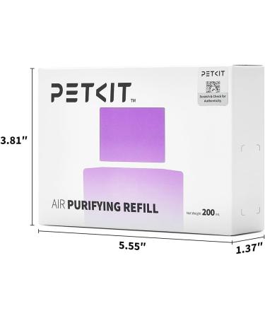 PETKIT Cat Litter Deodorizer Air Purifying Refills for PETKIT PURA X and PURA MAX Self Cleaning Cat Litter Tray Replaced Odor Removers Deodorant Refills 4 Bottles/Pack - Buy Online on GoSupps.com