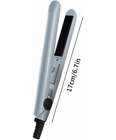 Hair Straightener Mini Flat Iron | Portable Travel Curling Iron with Instant Heat | Perfect Gift for Women - Blue - Buy Online on GoSupps.com