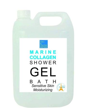 Gel shower collagen triple action: facial body and hair cleaner.Fixed and anti-aging effect.Care for atopic sensitive and dry skin - 2000 ml fresh 2 l (1 Pack)