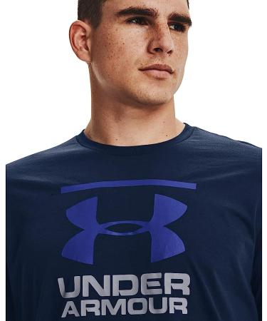 Under Armour Men's Global Foundation T-Shirt - Academy Blue/Royal Blue Large - Buy Online on GoSupps.com