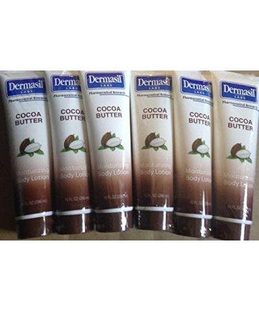 Dermasil COCOA BUTTER moisturizing Body Lotion 10 fl oz (pack of 6)