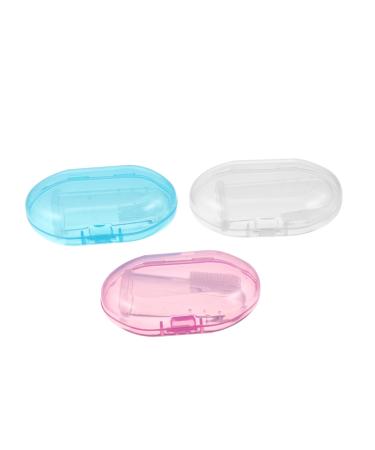 Minkissy 3 pieces silicone toothbrush fingers toothbrush infant oral care brush fingers toothbrush fingers toothbrush oral care fingers toothbrush