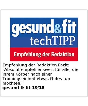 Newgen Medicals Faszienkugel - Black Massage Ball & Fascia Trainer for Back Neck & Foot Relief ( 8 cm) - Buy Online on GoSupps.com