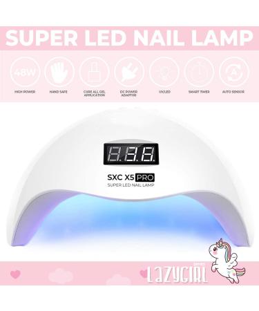 SXC Cosmetics Poly Extension Gel Nail Kit All in One Gel Nail Art Starter Kit for Beginners (Lazygirl Series) - Buy Online on GoSupps.com