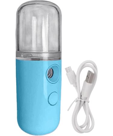 Face Steamer for Home Facial | Pocket Moisturizing Cordless Facial Humidifier | Travel Cordless Face Steamer With 30ml Water Tank for Home Bedroom Blue - Buy Online on GoSupps.com