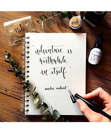 Calligraphy Starter Kit - Beginner Modern Calligraphy Set with Oblique Pen and Nib - Buy Online on GoSupps.com