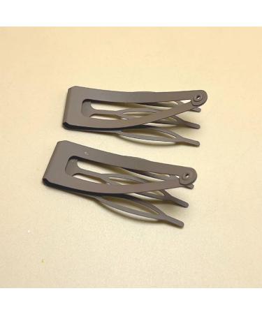 zhiang 36 Pieces Double Grip Hair Clips Metal 3 Prong Clips for Hair Snap Hair Clips for Women Girls and Hair Making Salon(Khaki Black White Brown) - Buy Online on GoSupps.com
