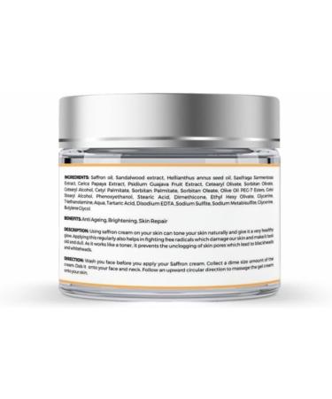 Neolith Saffron Sandalwood Night Cream | 98% Organic | Night moisturizer Anti Aging night cream Night cream for glowing skin | No Silicon No Mineral oil No Paraben No Synthetics - Buy Online on GoSupps.com