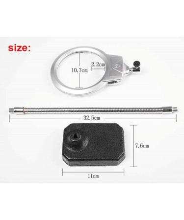 Magnifier Desktop Magnifier Lamp with Led Light Led Magnifying Lamp Folding Magnifying Glass Desktop Lamp 2.25x 5X Magnification Adjustable Swivel Arm for Desk Workbench Task Craft - Buy Online on GoSupps.com
