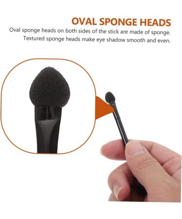 Healifty 75 Pcs Double Ended Eye Shadow Stick Sponge Makeup Applicator Eyeshadow Brush Makeup Lip Brush Miss 8.6X0.8CMx3pcs Blackx3pcs - Buy Online on GoSupps.com