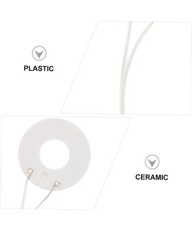 VINTORKY 2pcs Ceramic Coil Replacement Heating Plate Repair Kit Replacement Hot Ring Coils Ceramics White - Buy Online on GoSupps.com