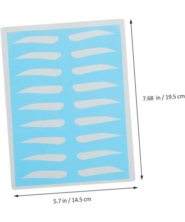 FOMIYES 8 Pairs Eyebrow Makeup Tool Eyebrow Practice Skin Eyebrow Training Tool Mold Card Unibrow - Buy Online on GoSupps.com