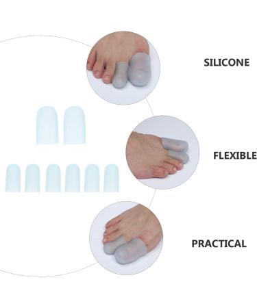 8 Pairs of Silicone Toe Spreaders for Calluses and Corns - Breathable and Stretchy Toe Sleeves for Pain Relief - 5.6x2cm - Buy Online on GoSupps.com