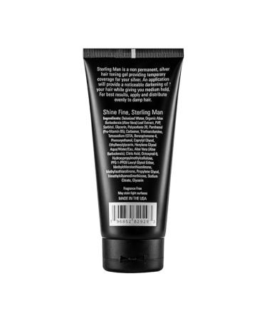 A Temporary Gray Darkening Hair Gel for Men | No Hair Dye Product | Medium Hold | Formulated tint for Salt and Pepper Hair | No Stain or Bleeding | For All Hair Types | 5.5 Fl. oz - Buy Online on GoSupps.com