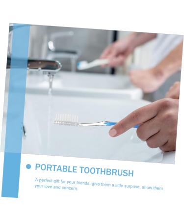 Buy Minkissy 50 Pack Disposable Toothbrushes - Comfortable Travel Tooth Accessories | Soft Bristles for Adults - Buy Online on GoSupps.com