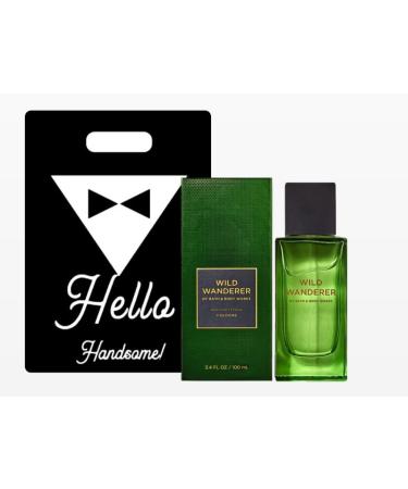 Wild Wanderer Cologne - White Barn - Bath/Body Work - Men's Collection -3.4 fl oz / 100 mL and Gift Bag HELLO HANDSOME