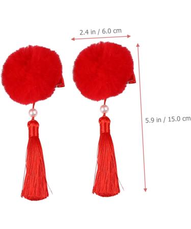 Beaupretty 9 Pairs Tassel Hair Ball Hair Clip Hair Barrettes Hair Clips for Hair Pin Chinese Hair Clip Chinese Hair Stick Barrettes for Hanfu Hair Accessories for - Buy Online on GoSupps.com